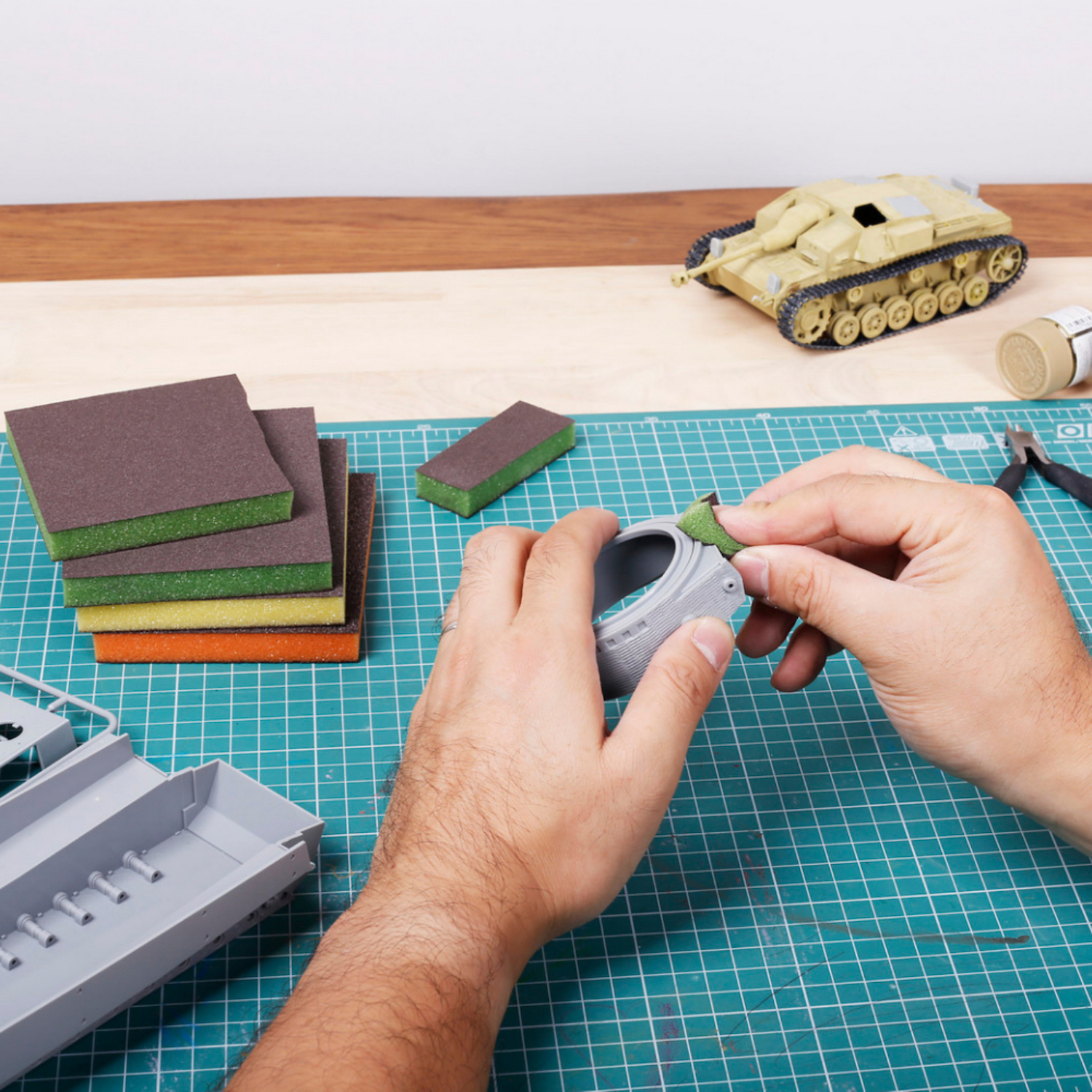 2608.608.231-000 TACO ABRASIVO CONTORNOS GR 320/500 SUPER FINO - BOSCH