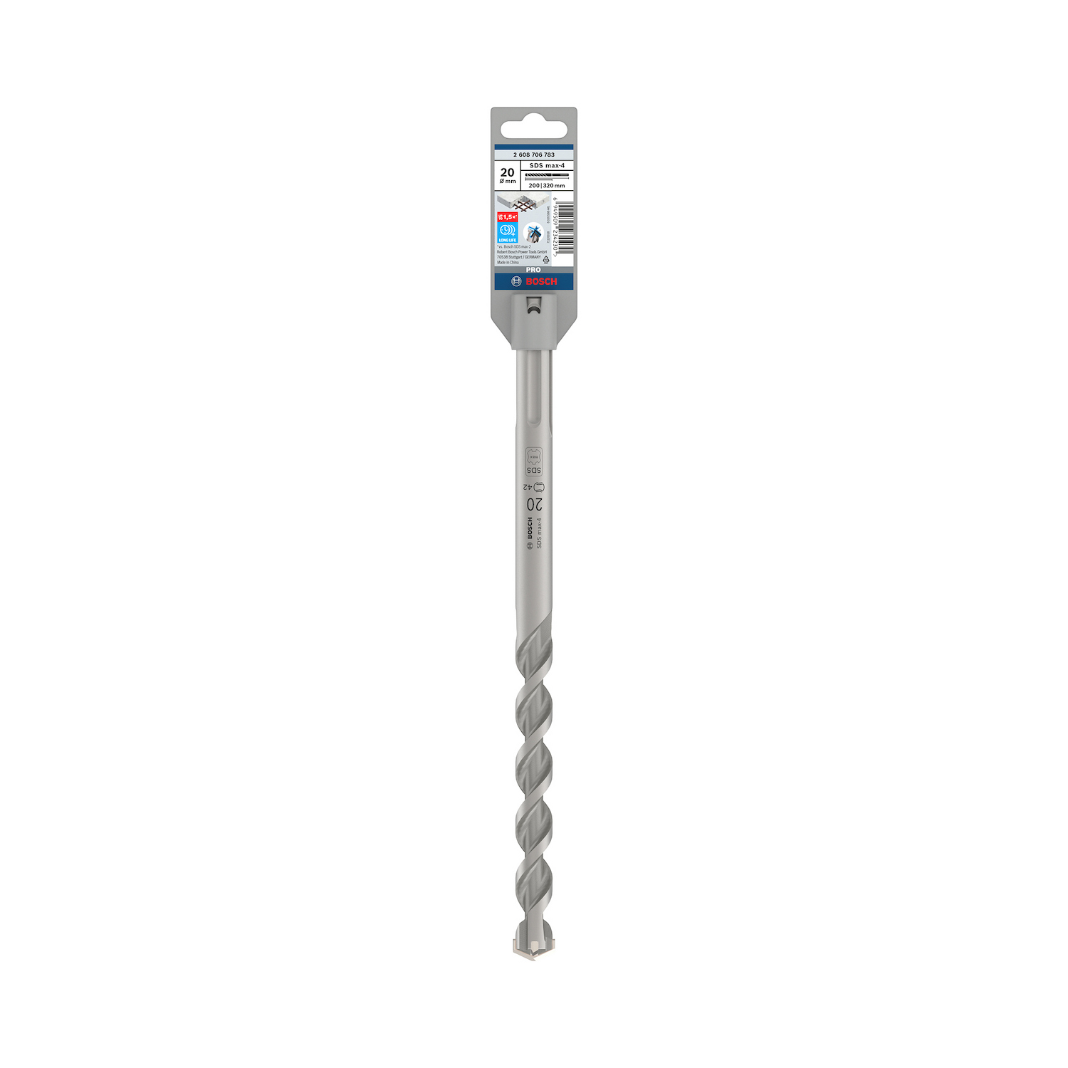 2608.706.783-000 BROCA SDS MAX-4 20x200x320mm - BOSCH