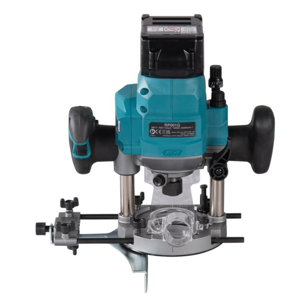 RP001GZ FRESADORA XGT 40Vmax/8,000 - 25,000 RPM/ENCASTRE 1/4" - 3/8" - 1/2"/ BL-AWS-XPT/ SIN BAT/MAKPACK RP001GZ - MAKITA