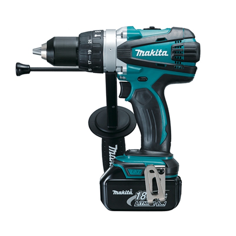 DHP458RFE TALADRO PERCUTOR 1/2" 18V / 2 VEL./ 91-58 NM / XPT-LXT / 2 X 3.0AH DHP458RFE - MAKITA