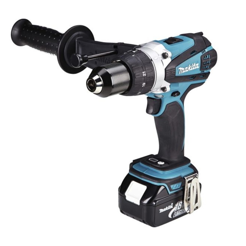 DHP458RFE TALADRO PERCUTOR 1/2" 18V / 2 VEL./ 91-58 NM / XPT-LXT / 2 X 3.0AH DHP458RFE - MAKITA