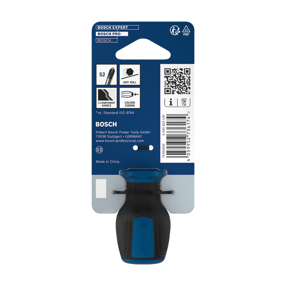 1600.A03.9TJ-000 PRO DESTORNILLADOR CORTO PZ1 X 25 MM - BOSCH