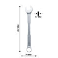 1600.A03.AJ7-000 LLAVE COMBINADA 17 MM X 212 MM - BOSCH