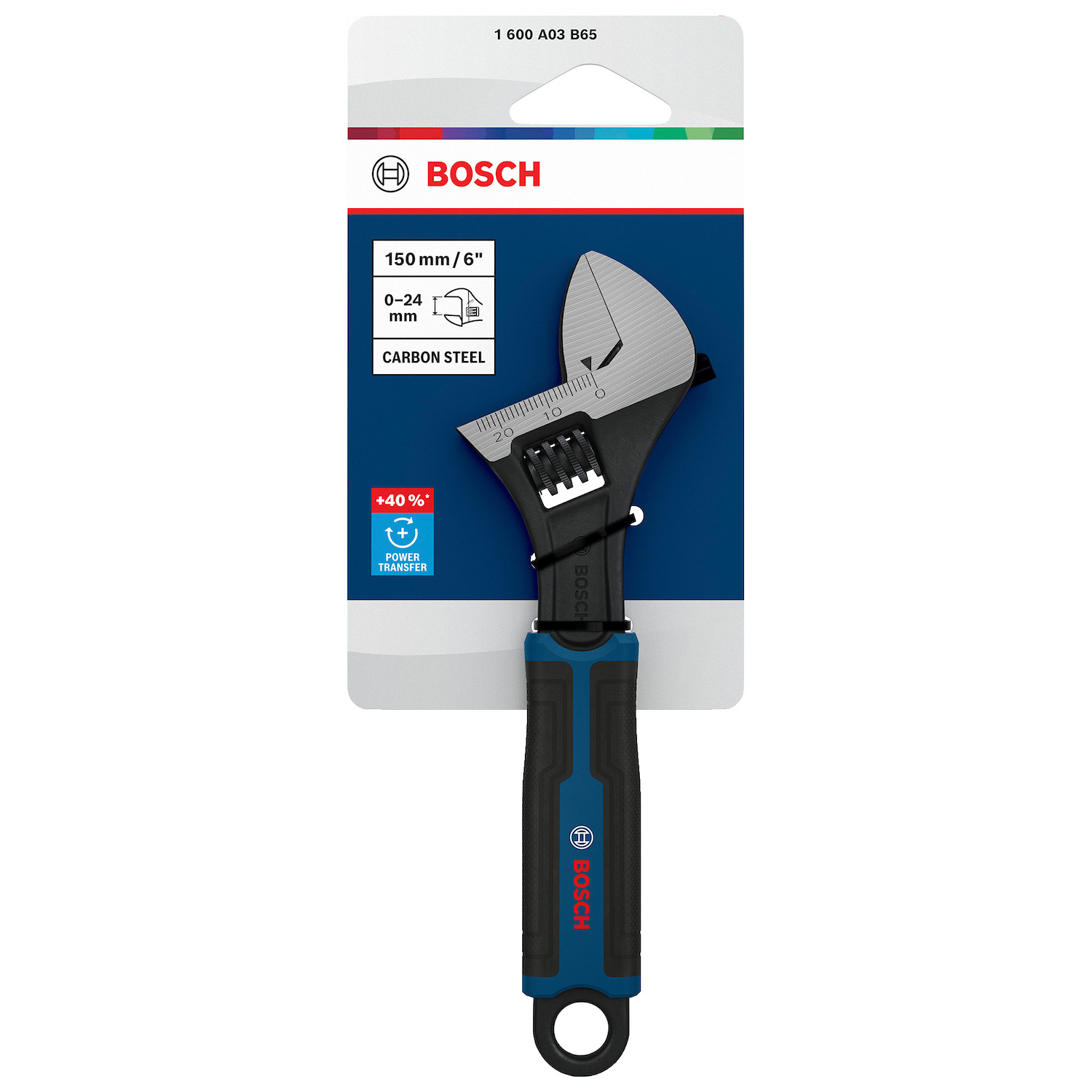 1600.A03.B65-000 LLAVE AJUSTABLE 150 MM / 6" (0-24) - BOSCH