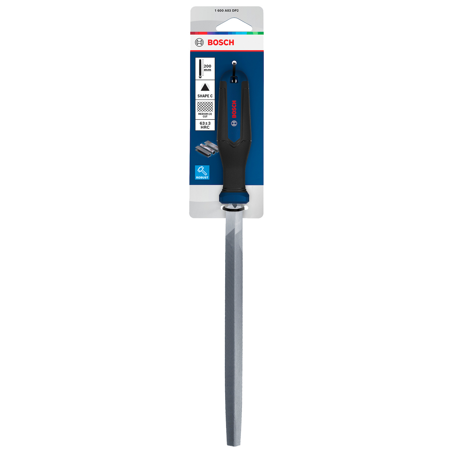 1600.A03.DP2-000 LIMA TRIANGULAR 200 MM / 8" - BOSCH
