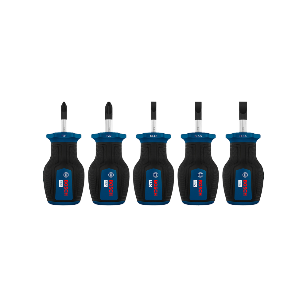 1600.A03.HU7-000 PRO JUEGO DESTORNILLADOR CORTO PZ/SL X 5 PZ - BOSCH