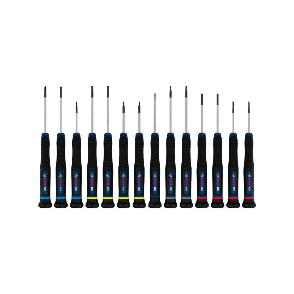 1600.A03.9PN-000 PRO JUEGO DESTORNILLADOR PRECISIÓN PH/SL/TX/TH/H X 14 PZ - BOSCH