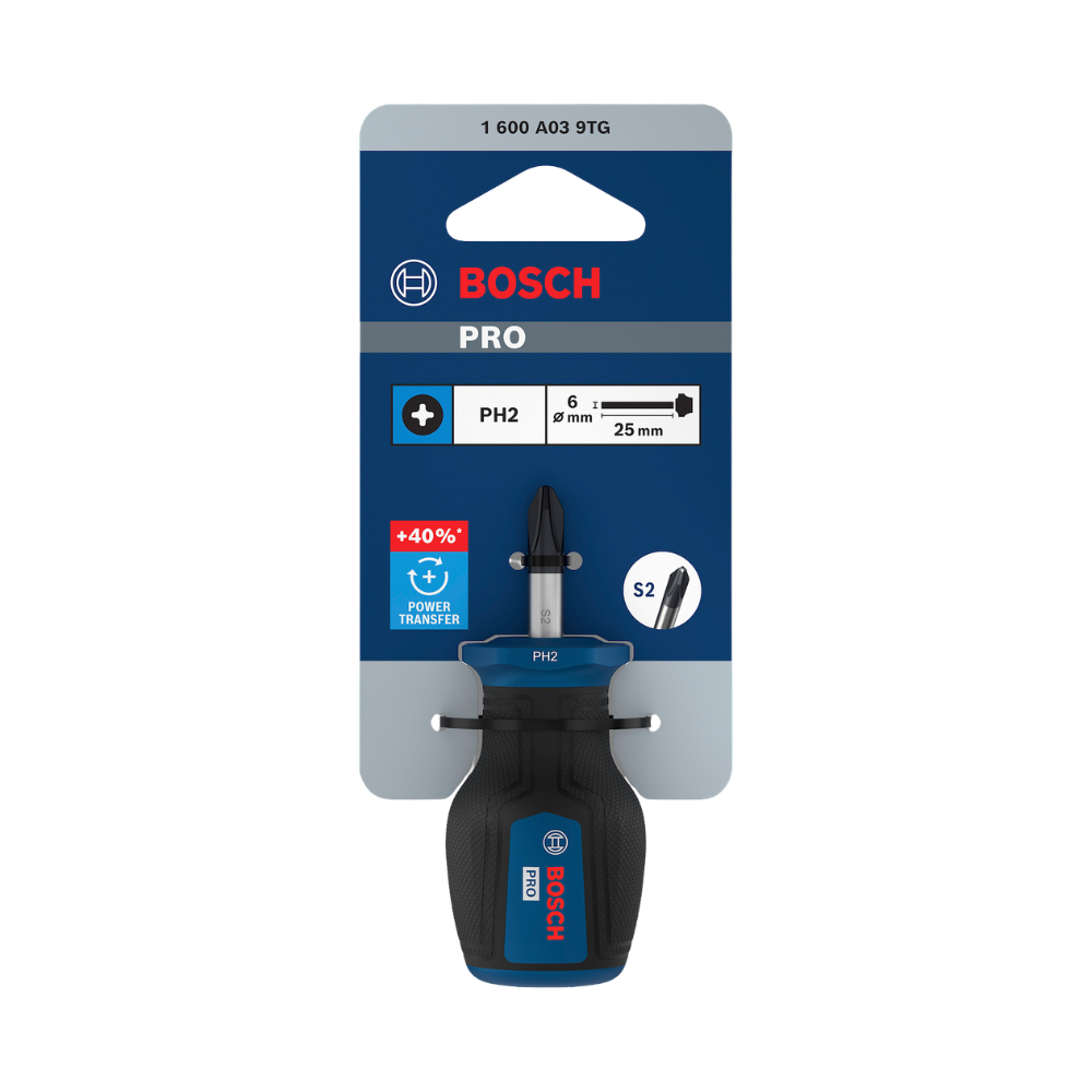 1600.A03.9TG-000 PRO DESTORNILLADOR CORTO PH2 X 25 MM - BOSCH