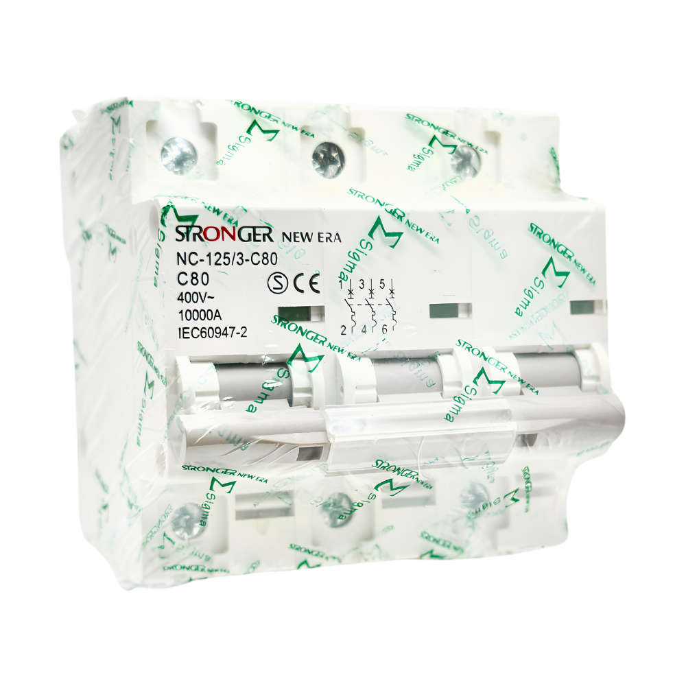 NC100H3X80 INT. TERMOMAGNETICO 3X80A 10KA RIEL NEW ERA - STRONGER