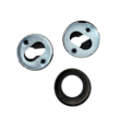 22527 KIT CERRADURA DE EMBUTIR MILAN 4 BULONES 50MM CILINDRO 70MM LLAVE-LLAVE US19 NEGRO - YALE