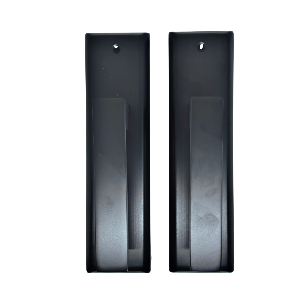 22449 KIT CERRADURA DE EMBUTIR OSLO MANIJA RECTA LLAVE-LLAVE US19 NEGRO - YALE