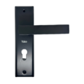 22449 KIT CERRADURA DE EMBUTIR OSLO MANIJA RECTA LLAVE-LLAVE US19 NEGRO - YALE
