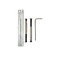 22449 KIT CERRADURA DE EMBUTIR OSLO MANIJA RECTA LLAVE-LLAVE US19 NEGRO - YALE