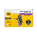 22447 KIT CERRADURA DE EMBUTIR OSLO MANIJA RECTA LLAVE-LLAVE US5 BRONCE ANTIGUO - YALE