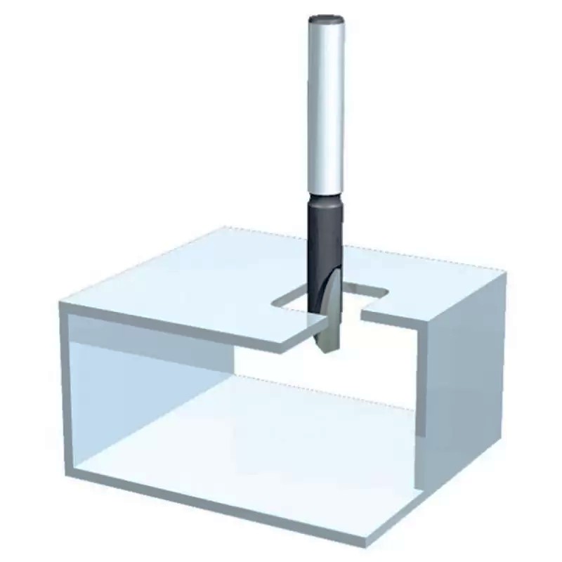 D-16972 FRESA RECTA VAS. 1/4" (6X18MM) P/ ALUMINIO - MAKITA