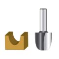 D-49345 FRESA MEDIA CAÑA LARGA VAS 1/4" * D 1/4" * L UTIL 1/2" * L. TOTAL 1-3/4" * R 1/8 - MAKITA