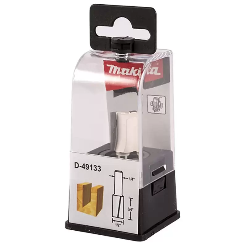 D-49133 FRESA RECTA, VAS 1/4"; D 1/2" ^ L.UTIL 3/4"; L TOTAL 2" - MAKITA