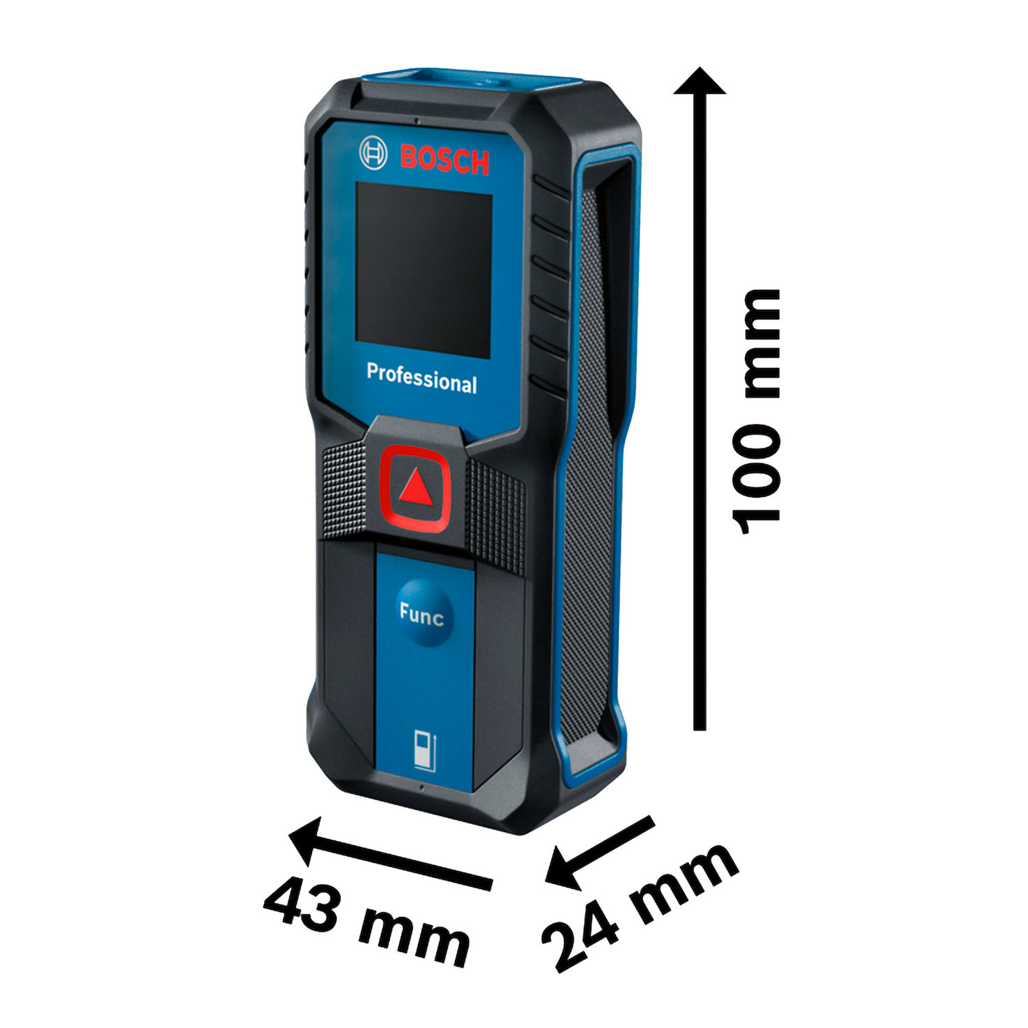 0601.072.W00-000 MEDIDOR DE DISTANCIA LASER 25 M LUZ ROJA GLM 25-23 - BOSCH