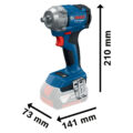 0601.9M5.0E5-000 LLAVE DE IMPACTO 1/2" 18V 350 NM BRUSHLESS BARETOOL GDS 18V-350 - BOSCH