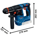 0611.927.1E0-000 ROTOMARTILLO SDS PLUS 18V 1.5J ONECHUCK BRUSHLESS BARETOOL GBH 18V-18 X - BOSCH