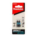 B-63644 PUNTA PHILLIPS PZ2 X 25MM 2U IMPACT BLACK - MAKITA
