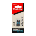B-63616 PUNTA PHILLIPS PH2 X 25MM 2U IMPACT BLACK - MAKITA