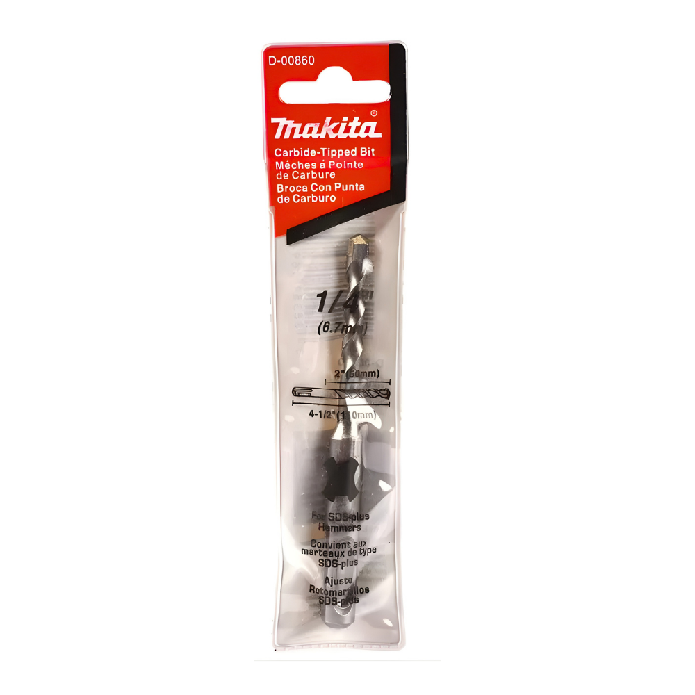 D-00860 BROCA SDS-PLUS STANDMAK 1/4"x4-1/2" (6.35x115mm) - MAKITA