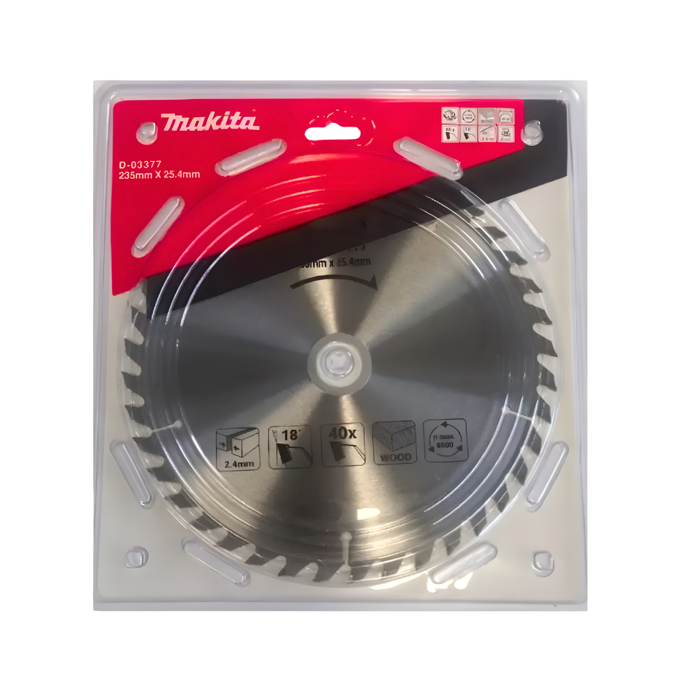 D-03377 DISCO DE SIERRA PARA MADERA TCT 9-1/4" 40D - MAKITA