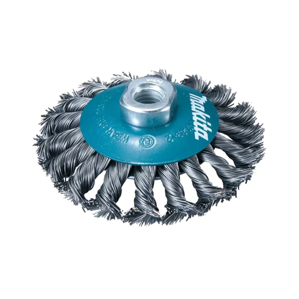 D-29577 GRATA DE RUEDA PLANA TRENZADA 125 mm x M14 - MAKITA