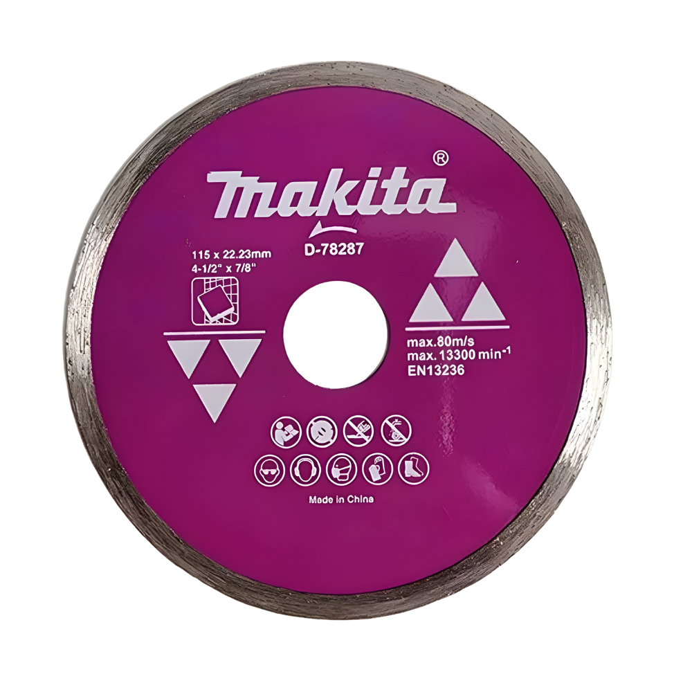 D-78287 DISCO DIAMANTADO CONTINUO 4-1/2" (P/PORCELANATO) D-78287- MAKITA
