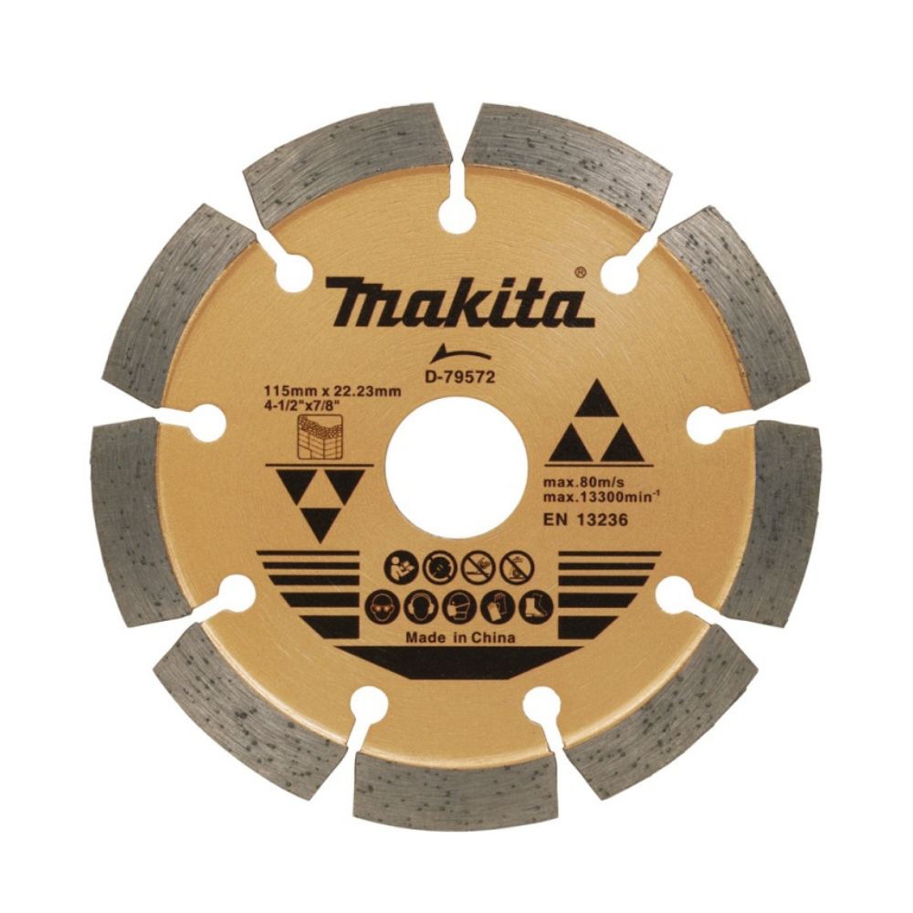 D-79572 DISCO DIAMANTADO SEGMENTADO PARA CONCRETO 115 X 22.23 mm - MAKITA