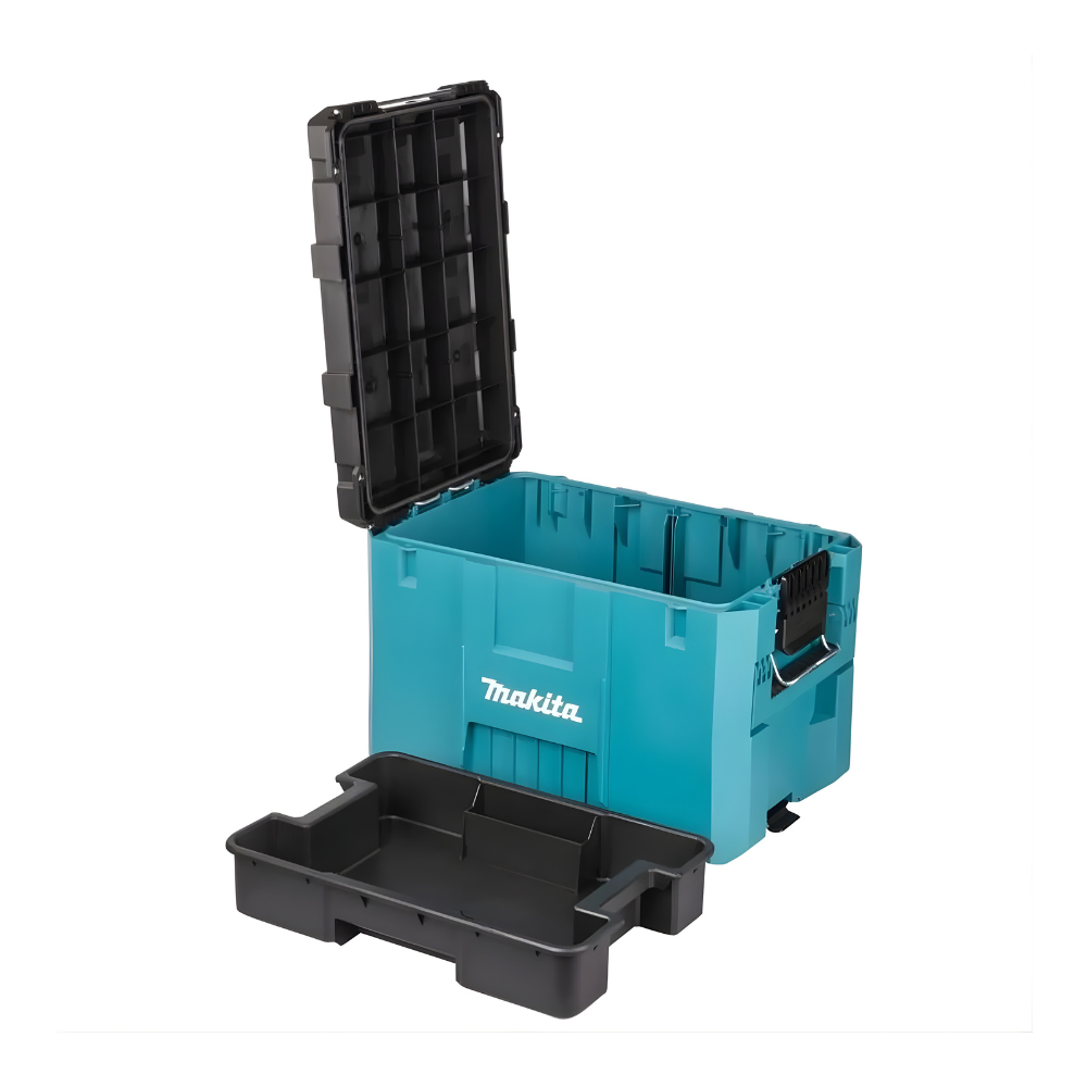 T-90021 MAKTRAK SISTEMA MODULAR CAJA DE TRANSPORTE LARGA ANCHA CAPACIDAD 100LBS - MAKITA