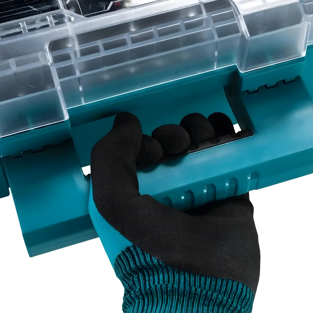 T-90043 MAKTRAK SISTEMA MODULAR CAJA DE TRANSPORTE MEDIANA ORGANIZADORA CAPACIDAD 50LBS - MAKITA