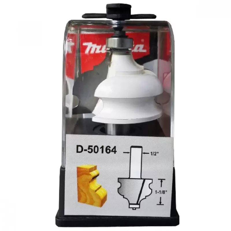 D-50164 FRESA MOLDURA ESPECIAL 1/2" X 3/4" CON RODAJE D-50164 - MAKITA