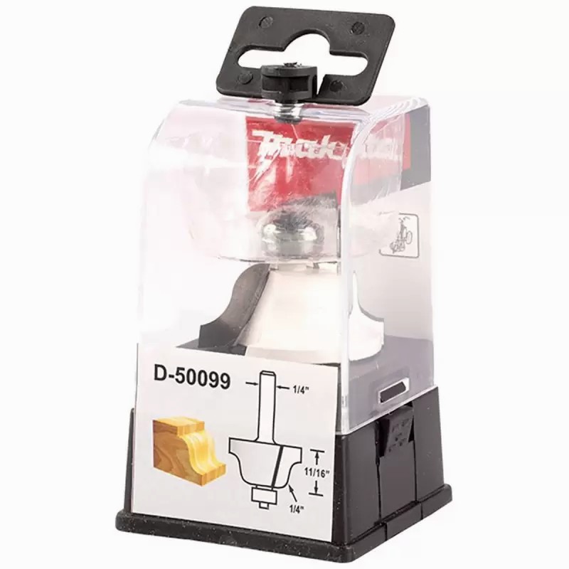D-50099 FRESA VAST. 1/4" ROMANA 1-1/2"-2F CON RODAJE ALTURA 11/16" - MAKITA