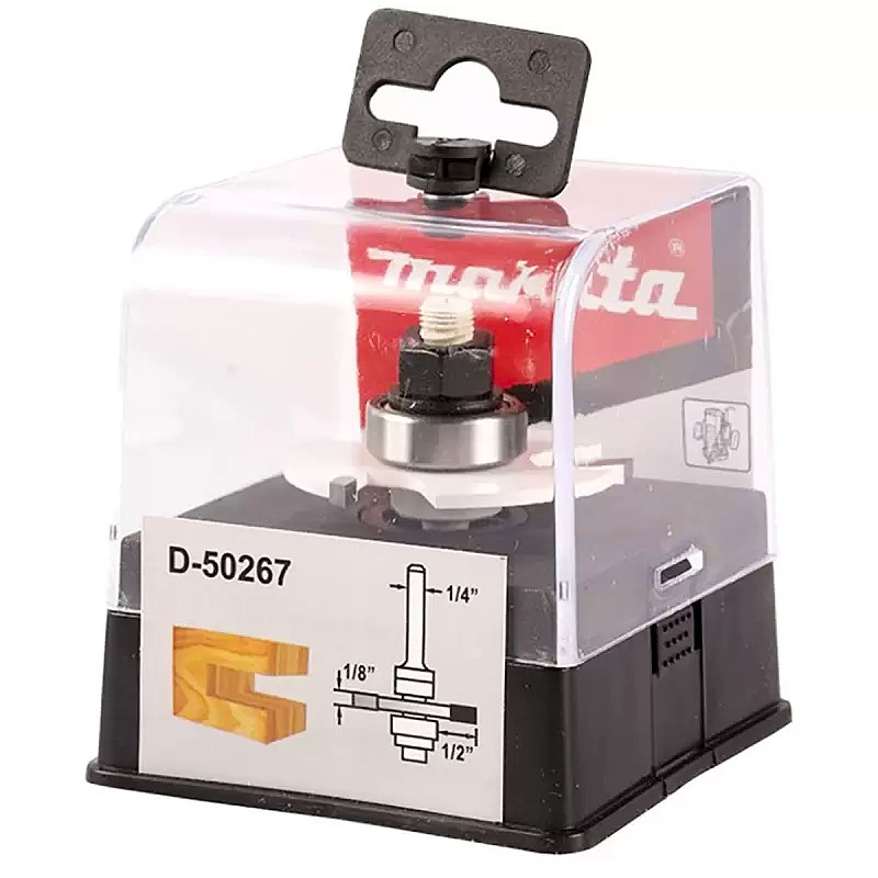 D-50267 FRESA RANURADORA 3F C.R VAS 1/4" * D 1-7/8" * L. UTIL 1/8" * L. TOTAL 2-5/16" P.C 1/2" - MAKITA