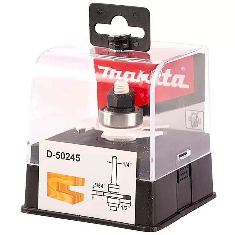 D-50245 FRESA RANURADORA 3F C.R. VAS 1/4" * D 1-7/8" * L. UTIL 5/64" * L. TOTAL 2-5/16" P.C 1/2" - MAKITA