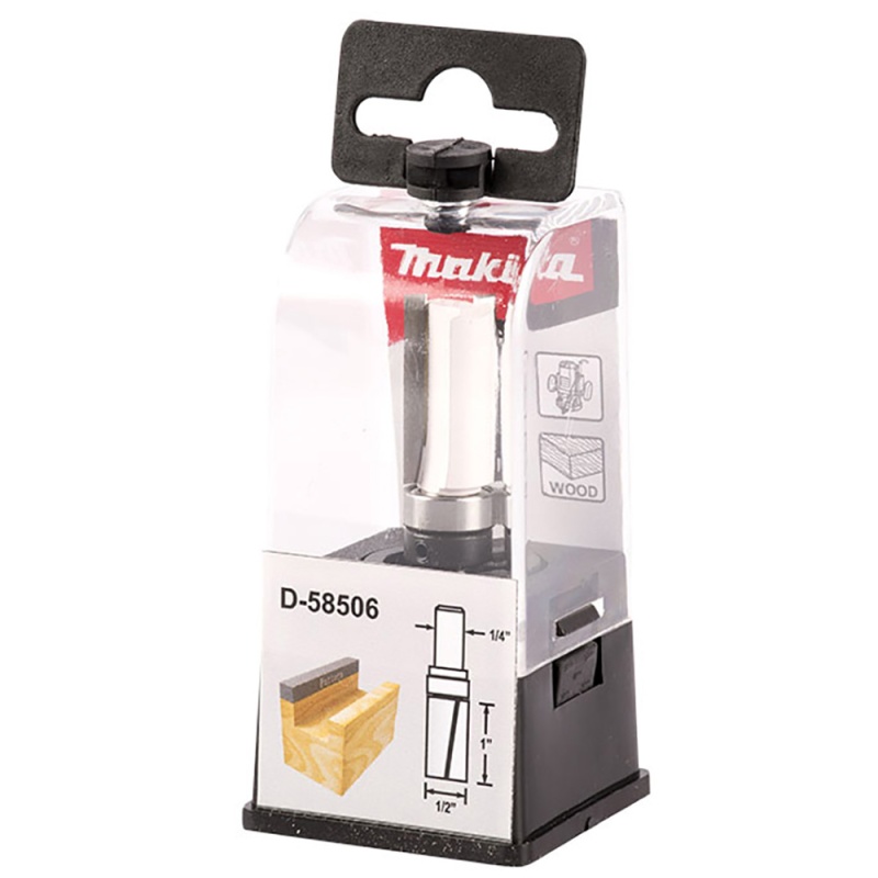 D-58506 FRESA RECTA VAST. 1/4" RECTA CANAL 1/ 2"-2F. CON RODAJE (ARRIBA) ALTURA FILO 1