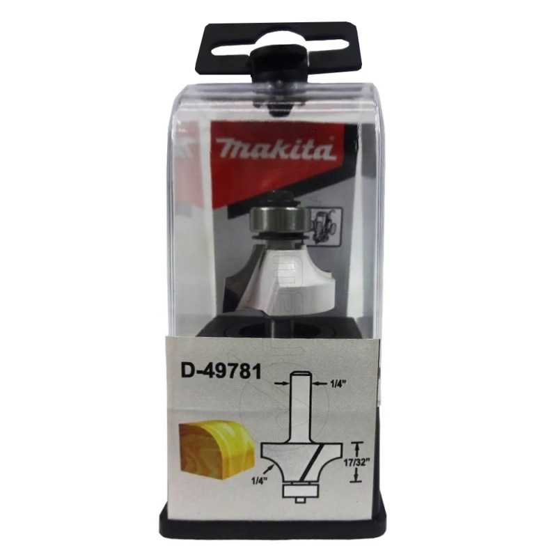 D-49781 FRESA VAST. 1/4" REBOR.LAMIN 1/4" -2F CON RODAJE BOLEADORA - MAKITA