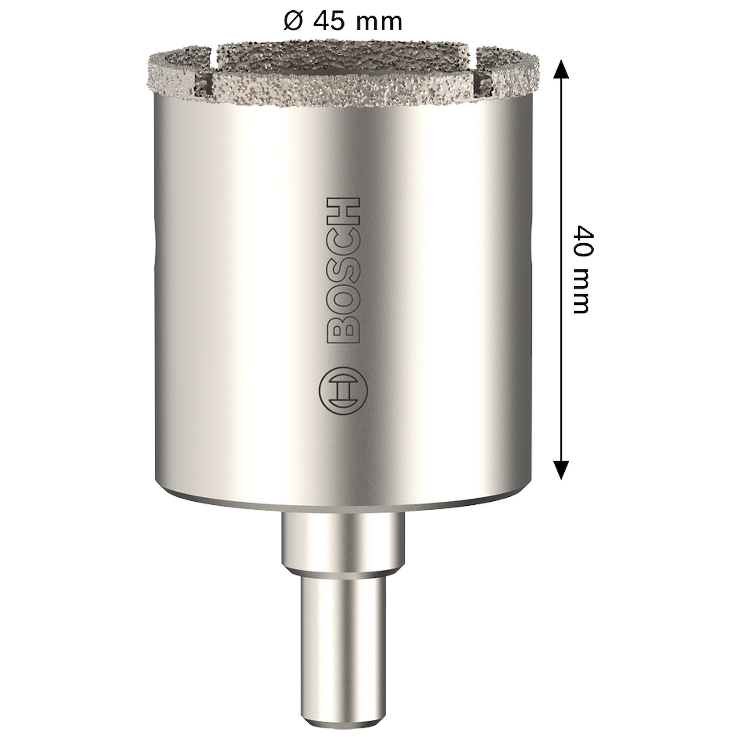 2608.594.546-000 SIERRA COPA DIAMANTADA 45mm GREY - BOSCH