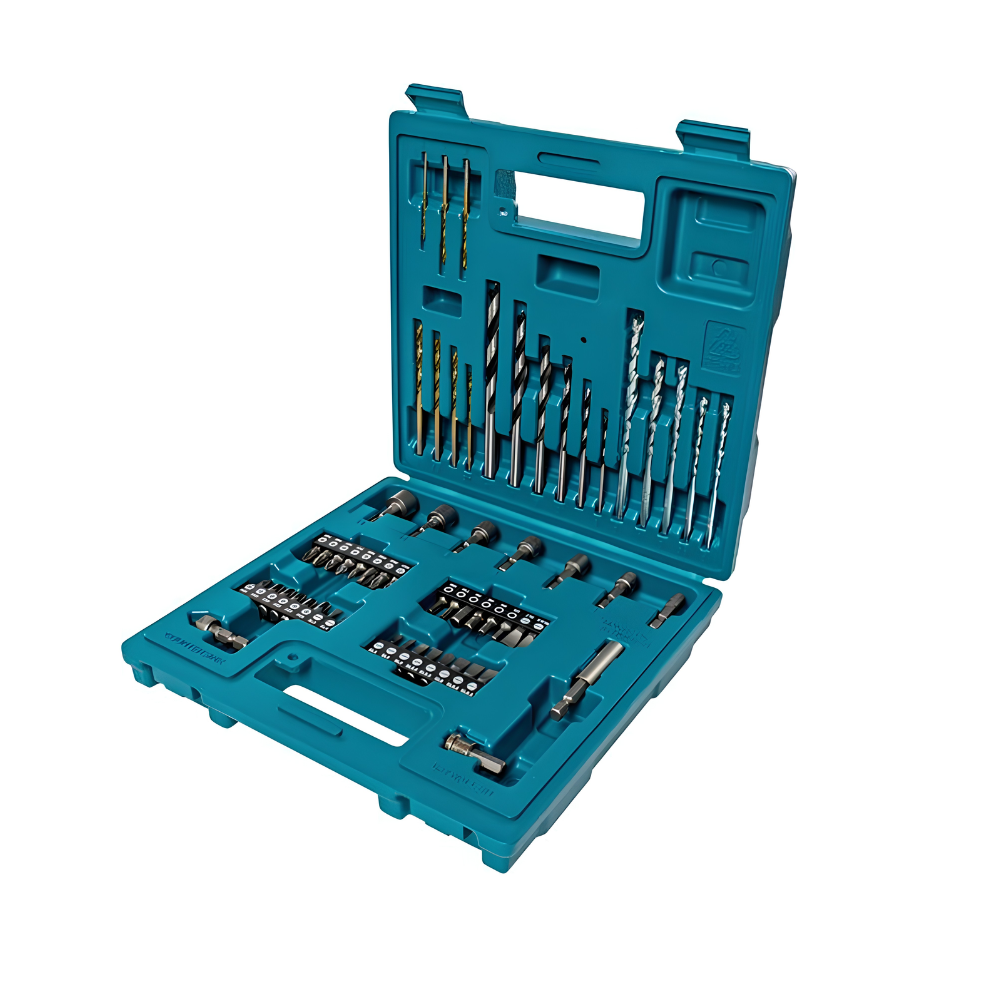 E-11829 SET 60PZS BROCAS, DADOS Y PUNTAS (MALETA PLASTICA) - MAKITA