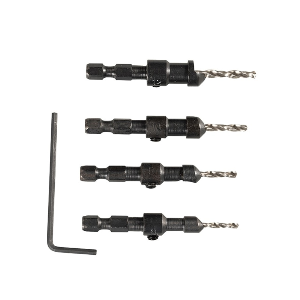 D-73455 SET 04PZS BROCAS AVELLANADORAS (6,8,10,12mm) D-73455 - MAKITA