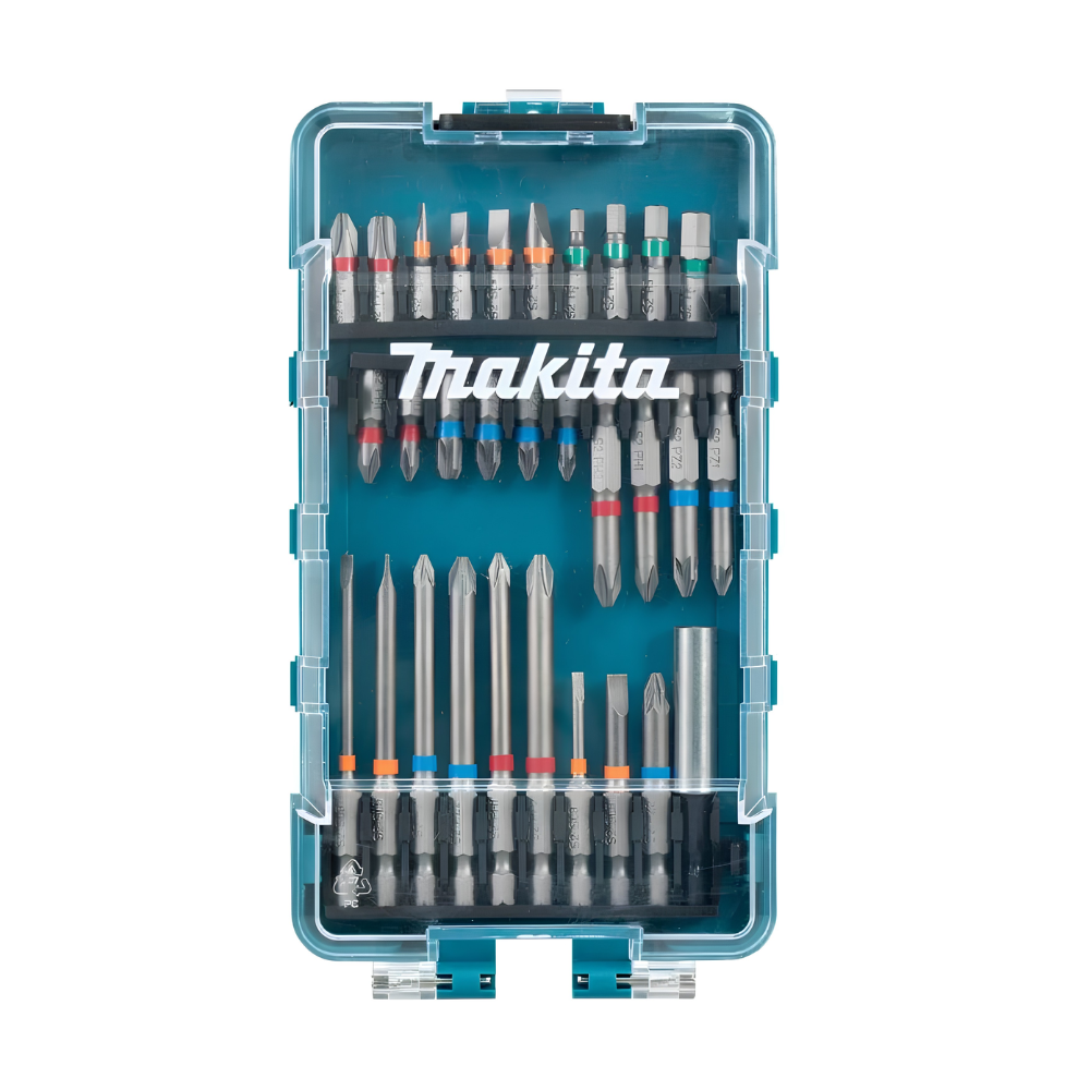 E-15774 SET PUNTAS PARA ATORNILLAR 30 PIEZAS (PH, PZ, HEX) - MAKITA