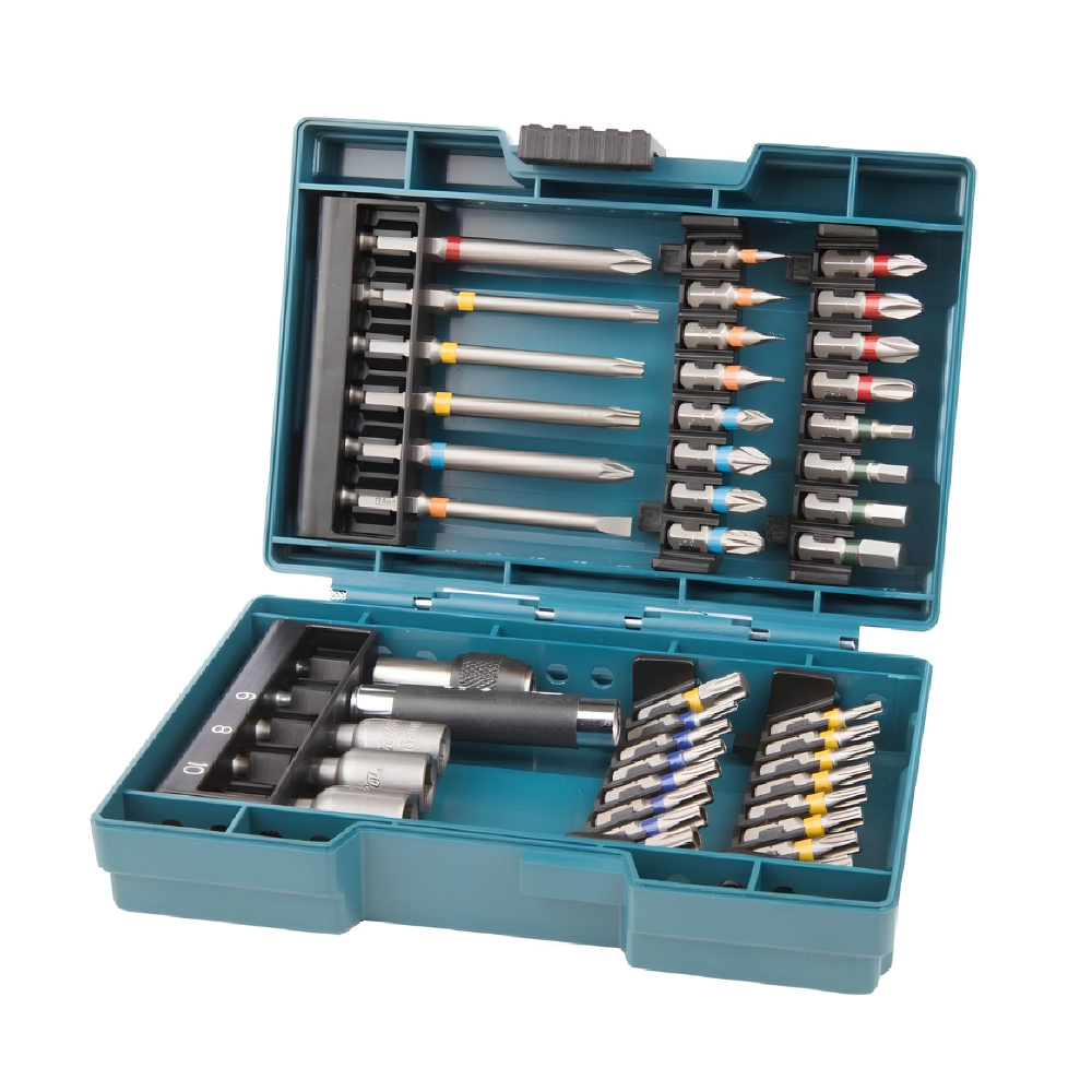 E-25096 SET 44PZS PUNTAS PREMIER + DESARMAD RACHET E-25096 (X01) - MAKITA