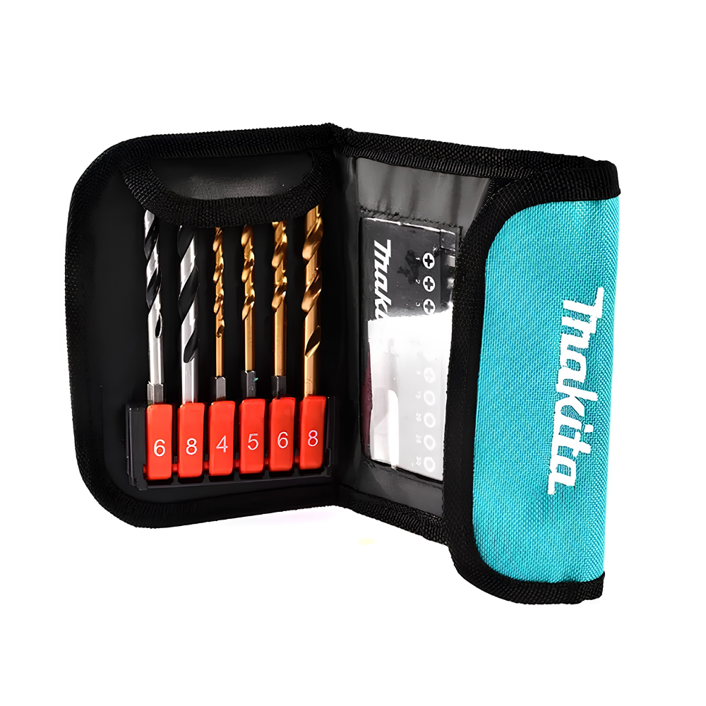 D-31762 SET 17PZS BROCAS PARA MADERA - METAL - PUNTILLAS (CARTUCHERA DE LONA) - MAKITA