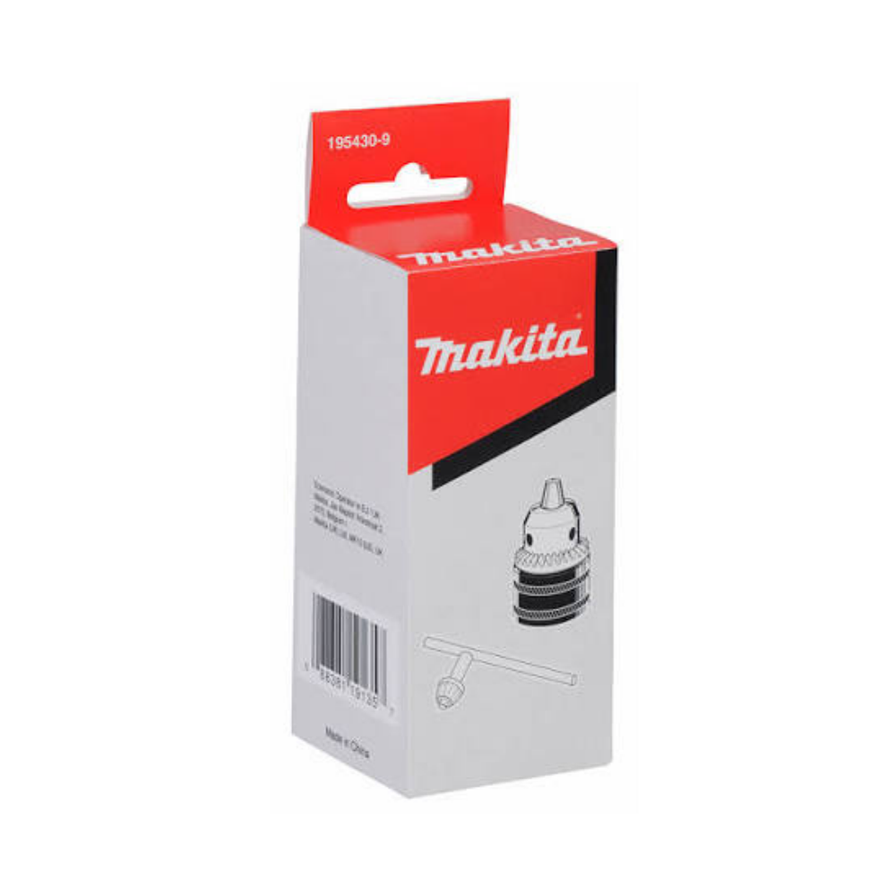 195430-9 MANDRIL / CHUCK 1/2" CON LLAVE ROSCA 1/2"-20UNF - MAKITA