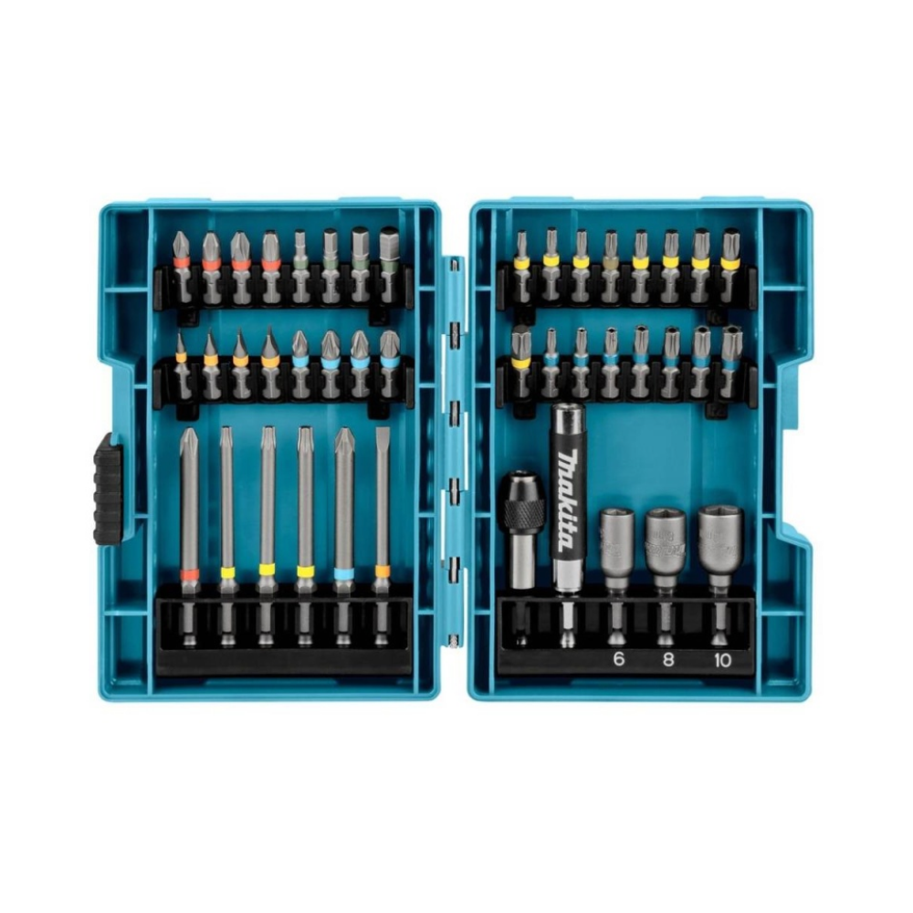 B-55697 SET 43 PUNTAS PARA ATORNILLAR PHILLIPS, TORX Y ALLEN CON DADOS - MAKITA