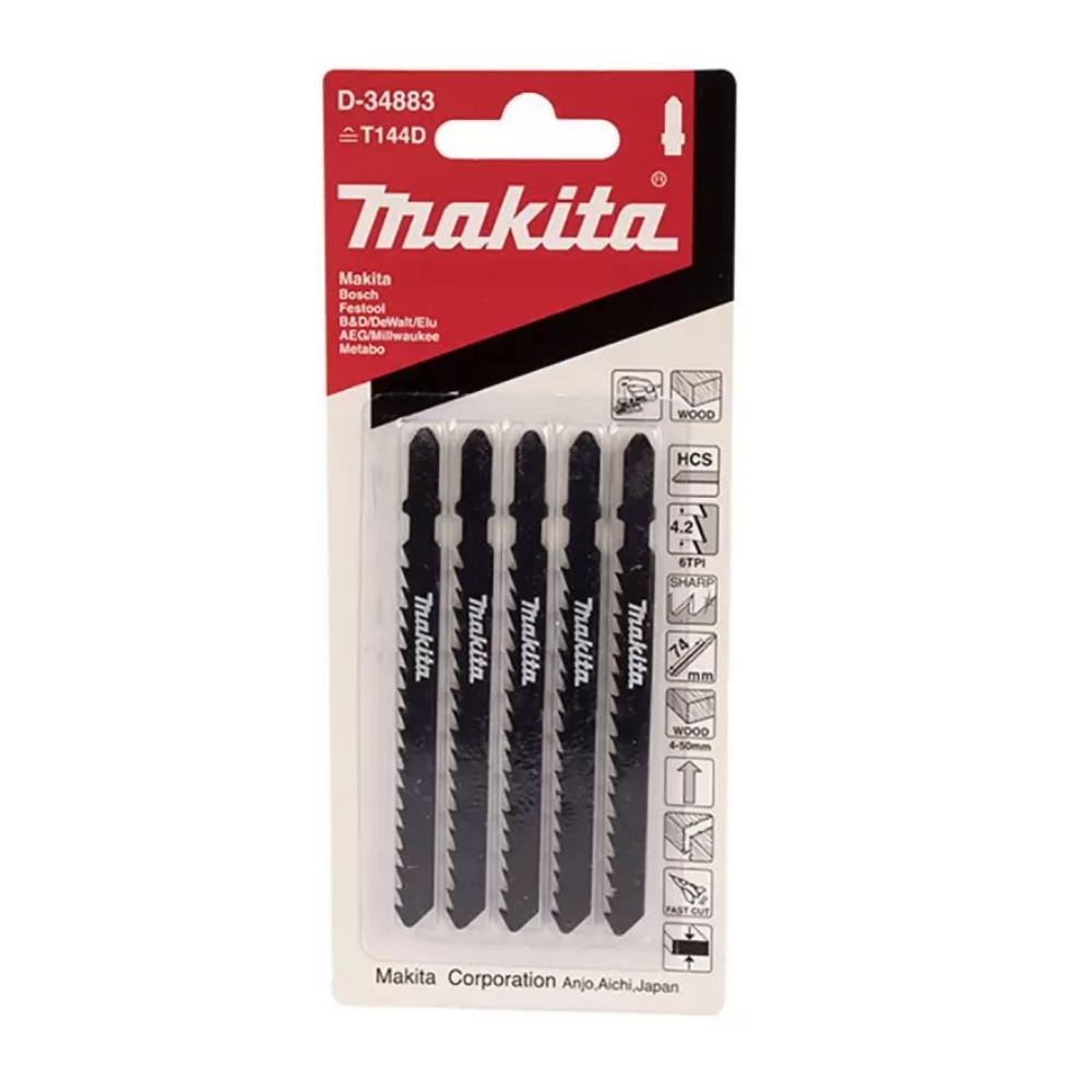 D-34883 HOJA DE SIERRA CALADORA PARA MADERA CORTE RECTO RÁPIDO 100MM - MAKITA
